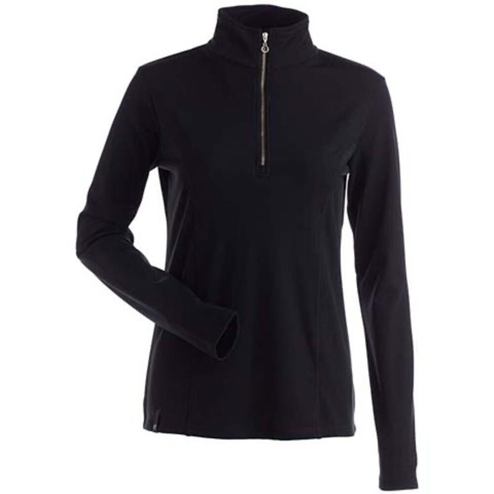 Nils Robin Base Layer Top Size Small Black Fleece… - image 2